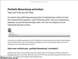 Sites similar to perfekte-bewerbung-schreiben.com