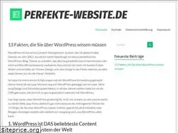 Sites similar to perfekte-website.de