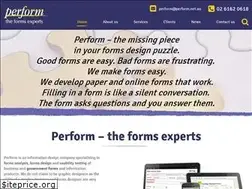 Sites similar to perform.net.au