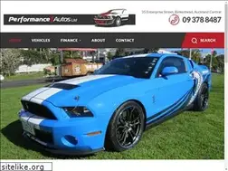 Sites similar to performanceautos.co.nz