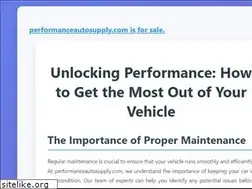 Sites similar to performanceautosupply.com