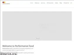 Sites similar to performancefood.co.uk