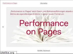 Sites similar to performanceonpages.com