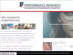 Sites similar to performanceresearch.com