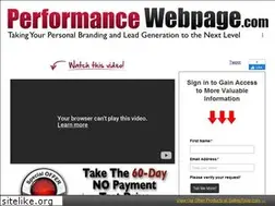 Sites similar to performancewebpage.com