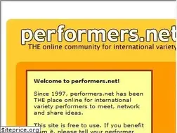 Sites similar to performers.net