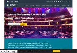 Sites similar to performingartistes.co.uk