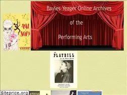 Sites similar to performingartsarchive.com