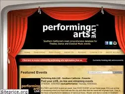 Sites similar to performingartslive.com