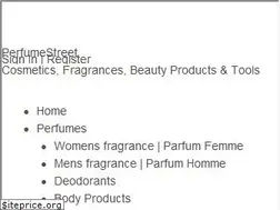 Sites similar to perfumestreet.co.uk