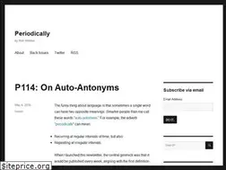 Sites similar to periodically.co