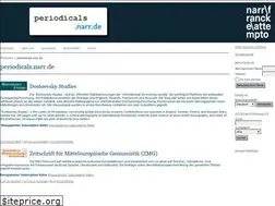 Sites similar to periodicals.narr.de