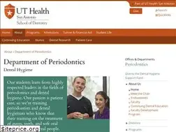 Sites similar to periodontics.uthscsa.edu