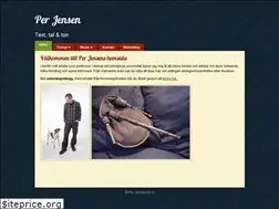 Sites similar to perjensen.se