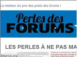 Sites similar to perles-des-forums.fr