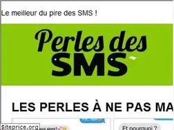 Sites similar to perles-des-sms.fr