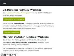 Sites similar to perlworkshop.de
