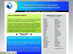 Sites similar to permanentmakeuptrainers.com