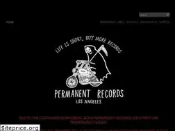 Sites similar to permanentrecordsla.com