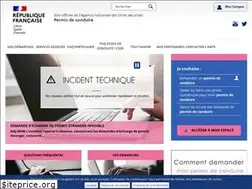 Sites similar to permisdeconduire.ants.gouv.fr