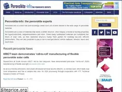 Sites similar to perovskite-info.com