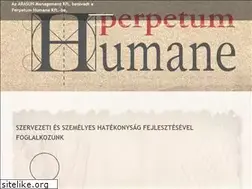 Sites similar to perpetumhumane.hu