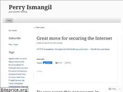 Sites similar to perry.ismangil.com