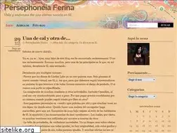 Sites similar to persephoneferina.wordpress.com