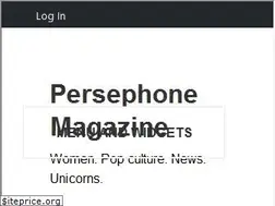 Sites similar to persephonemagazine.com