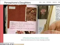 Sites similar to persephonesdaughters.tk