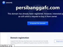 Sites similar to persibanggafc.com