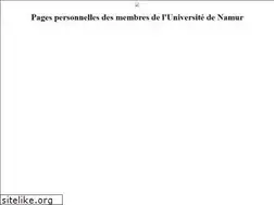 Sites similar to perso.unamur.be