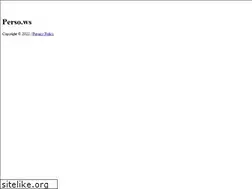 Sites similar to perso.ws