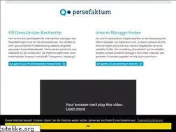 Sites similar to persofaktum.de