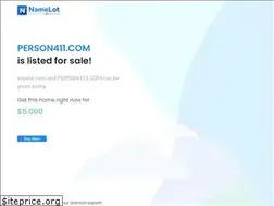 Sites similar to person411.com