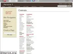 Sites similar to persona-5.wikidot.com