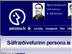 Sites similar to persona.is