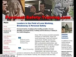 Sites similar to personal-safety-training.com