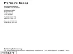 Sites similar to personal-trainer-duesseldorf.de