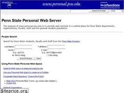 Sites similar to personal.psu.edu