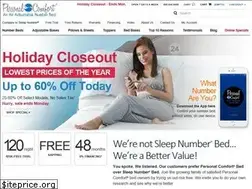 Sites similar to personalcomfortbed.com