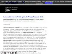Sites similar to personalfin.it