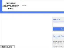 Sites similar to personalinjurylawyernews.com