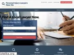 Sites similar to personalinjurylawyersnearme.org