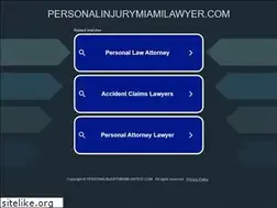 Sites similar to personalinjurymiamilawyer.com