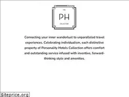 Sites similar to personalityhotels.com