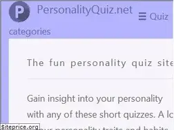 Sites similar to personalityquiz.net