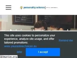 Sites similar to personalityscience.com