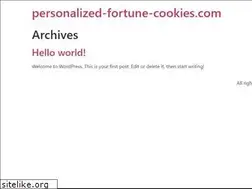 Sites similar to personalized-fortune-cookies.com