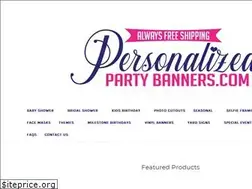 Sites similar to personalizedpartybanners.com